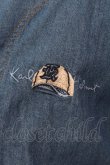 画像2: Karl Helmut / テディ刺繍ベースボールデニムシャツ 3 インディゴ O-25-05-26-021-EL-BL-IG-OS (2)