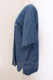 画像4: Karl Helmut / テディ刺繍ベースボールデニムシャツ 3 インディゴ O-25-05-26-021-EL-BL-IG-OS (4)