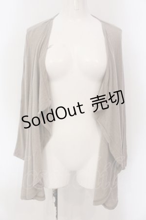 画像: INGEBORG / ドレープドルマンカーディガン  グレージュ O-25-05-26-026-LO-TO-OW-ZI