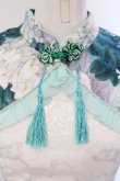 画像2: 云知百里（海外ロリィタ） / チャイナワンピース S ホワイト×ミント O-25-05-26-029-LO-OP-IG-OS (2)