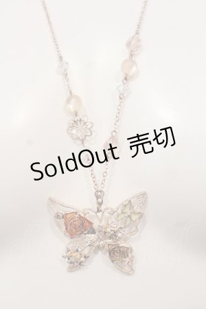 画像: axes femme / ローズバタフライネックレス  ゴールド O-25-05-27-005-AX-AC-OW-OS