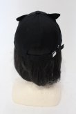 画像4: NieR Clothing / 猫耳つきCAP【シエル】キャップ  ブラック×グリーン O-25-05-27-008-PU-AC-IG-OS (4)