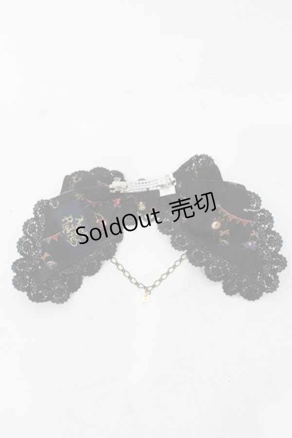 画像3: ALICE and the PIRATES / 天幕裏の赤ずきん柄バレッタ  クロ O-25-05-27-012-PA-AC-OW-ZT208-F002 (3)