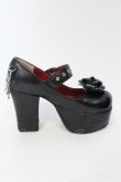 画像5: YOSUKE / 厚底パンプス 22.5cm ブラック O-25-05-27-014-PU-SH-IG-OS (5)