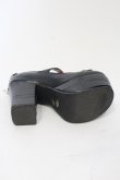画像6: YOSUKE / 厚底パンプス 22.5cm ブラック O-25-05-27-014-PU-SH-IG-OS (6)