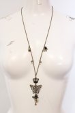 画像3: axes femme / バタフライ＆クラウンネックレス  アンティークゴールド O-25-05-27-002-AX-AC-OW-OS (3)
