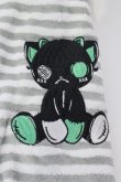 画像2: NieR Clothing / マイクロファイバータオル  グリーン系 O-25-05-27-009-PU-ZA-IG-OS (2)