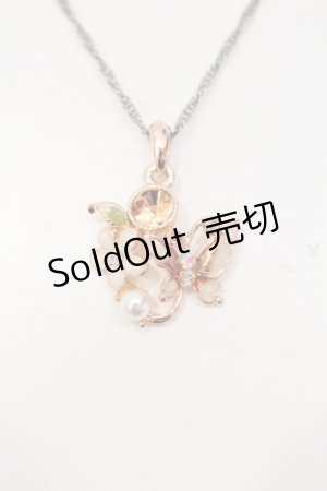 画像: axes femme / バタフライパールネックレス  ピンクゴールド O-25-05-27-003-AX-AC-OW-OS