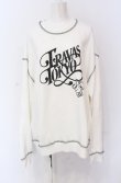 画像1: TRAVAS TOKYO / 発砲プリントオーバーステッチプルオーバー  ホワイト O-25-05-28-005-PU-TO-YM-ZY (1)