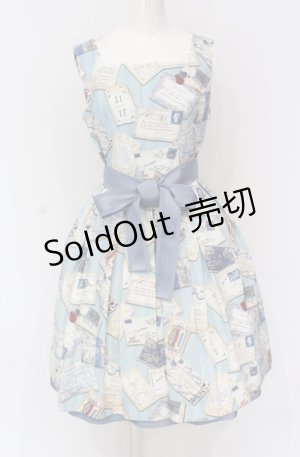画像: Jane Marple / Precious Cardsのスクエアドレス M サックス O-25-05-28-050-JM-OP-IG-OS