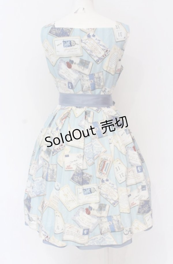 画像2: Jane Marple / Precious Cardsのスクエアドレス M サックス O-25-05-28-050-JM-OP-IG-OS (2)