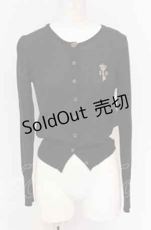 画像: Jane Marple / Keyモチーフのカーディガン M クロ O-25-05-28-053-JM-TO-IG-OS