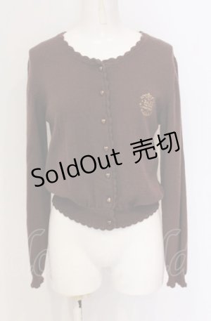 画像: BABY,THE STARS SHINE BRIGHT / ファー衿付きカーディガン【ファー衿欠品】  ブラウン O-25-05-28-062-BA-TO-IG-OS