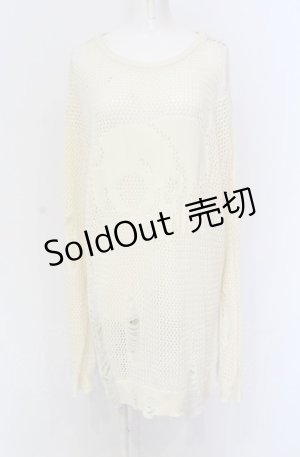 画像: Gamchu / 2頭NEET ニット F オフホワイト O-25-05-28-009-PU-TO-YM-OS