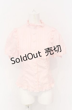 画像: metamorphose / ピンタックヨークブラウス（2011）  ピンク O-25-05-28-084-ME-BL-IG-OS
