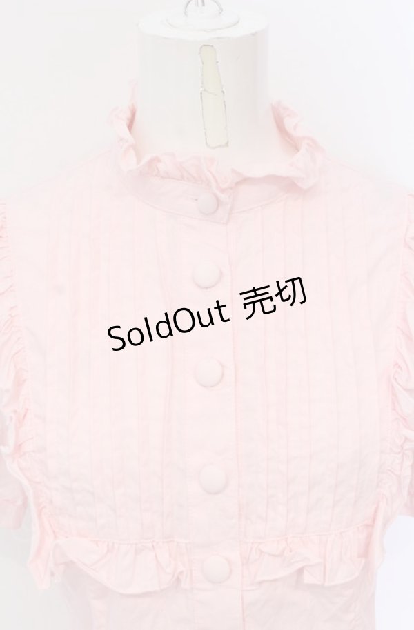 画像2: metamorphose / ピンタックヨークブラウス（2011）  ピンク O-25-05-28-084-ME-BL-IG-OS (2)