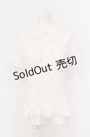 画像: metamorphose / メタモルフォーゼSet ブラウス単品  シロ O-25-05-28-087-ME-BL-IG-OS