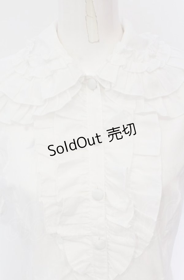 画像2: metamorphose / メタモルフォーゼSet ブラウス単品  シロ O-25-05-28-087-ME-BL-IG-OS (2)