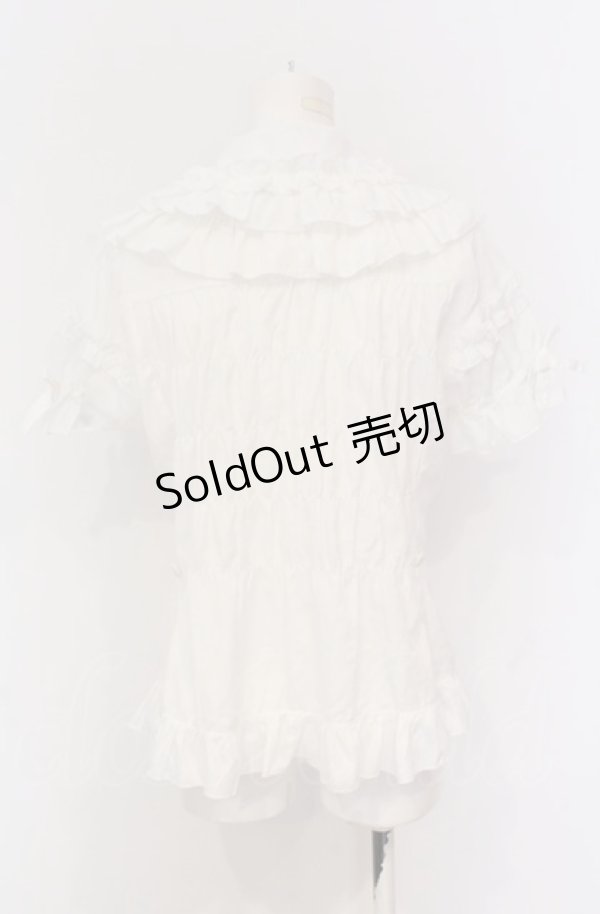 画像3: metamorphose / メタモルフォーゼSet ブラウス単品  シロ O-25-05-28-087-ME-BL-IG-OS (3)