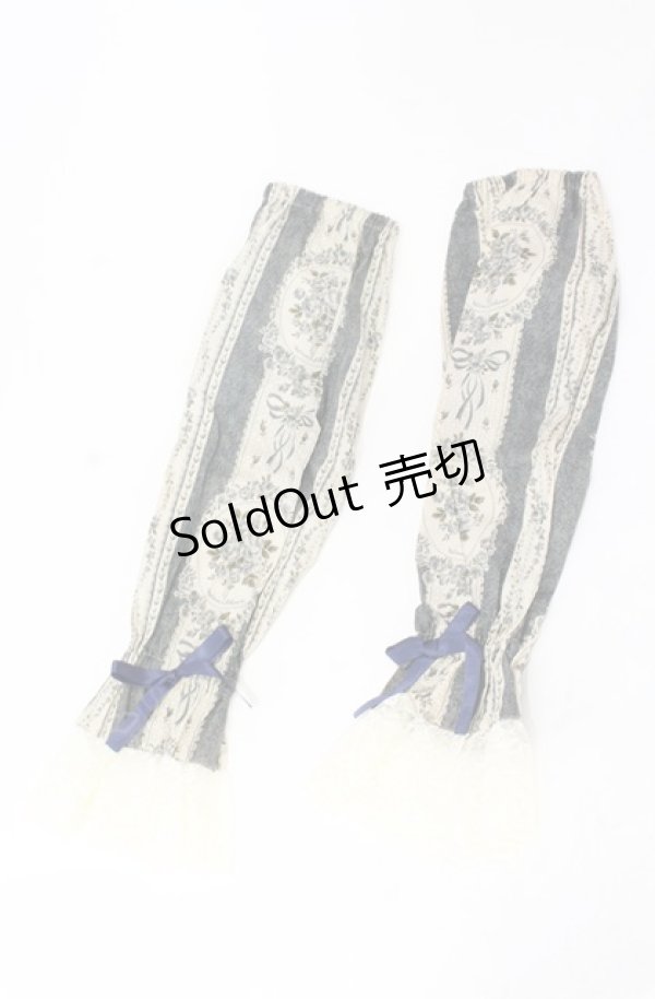 画像7: metamorphose / アンティークブーケラッパ袖ワンピース（2010）  ブルー O-25-05-28-098-ME-OP-IG-OS (7)