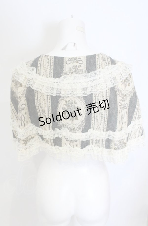 画像3: metamorphose / アンティークブーケケープ（2010）  ブルー O-25-05-28-099-ME-JA-IG-OS (3)