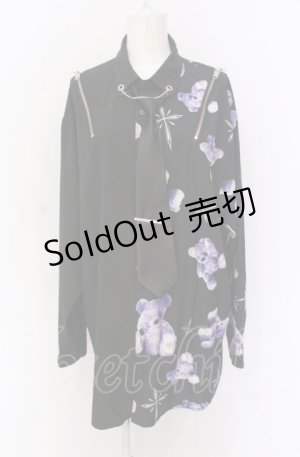 画像: TRAVAS TOKYO / 昇華シャツ F ブラック O-25-05-28-011-PU-BL-YM-ZY