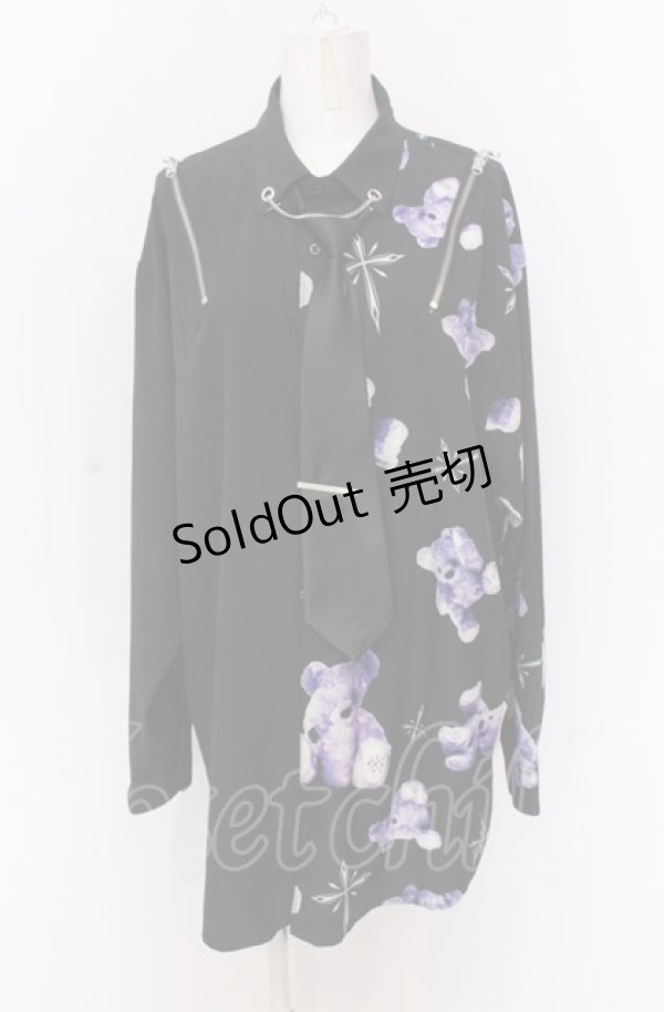 画像1: TRAVAS TOKYO / 昇華シャツ F ブラック O-25-05-28-011-PU-BL-YM-ZY (1)