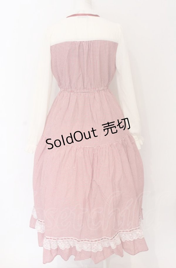 画像3: axes femme POETIQUE / ストロベリーガーデンワンピース M アカ O-25-05-28-120-AX-OP-IG-OS (3)