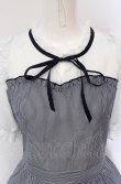 画像2: axes femme PETIT LADY / ビスチェ切替ストライプワンピース 160cm（4L） ネイビー×シロ O-25-05-28-125-LO-OP-IG-OS (2)