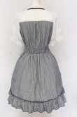 画像3: axes femme PETIT LADY / ビスチェ切替ストライプワンピース 160cm（4L） ネイビー×シロ O-25-05-28-125-LO-OP-IG-OS (3)