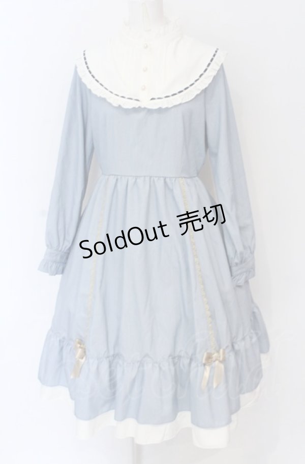 画像1: axes femme POETIQUE / アンジェリック　クワイヤワンピース M サックス O-25-05-28-127-AX-OP-IG-OS (1)
