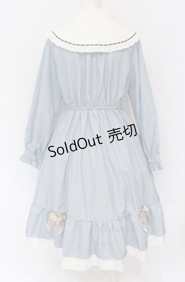 画像3: axes femme POETIQUE / アンジェリック　クワイヤワンピース M サックス O-25-05-28-127-AX-OP-IG-OS (3)