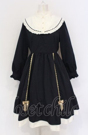 画像: axes femme POETIQUE / アンジェリック　クワイヤワンピース M ネイビー O-25-05-28-128-AX-OP-IG-OS