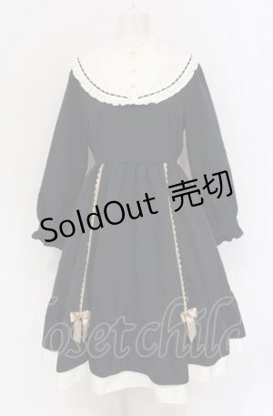 画像: axes femme POETIQUE / アンジェリック　クワイヤワンピース M ネイビー O-25-05-28-128-AX-OP-IG-OS