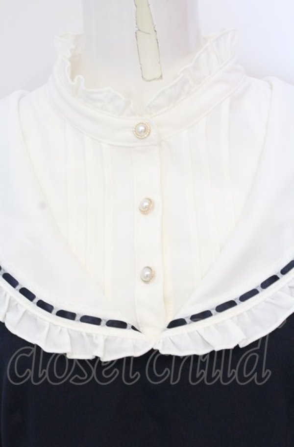 画像2: axes femme POETIQUE / アンジェリック　クワイヤワンピース M ネイビー O-25-05-28-128-AX-OP-IG-OS (2)
