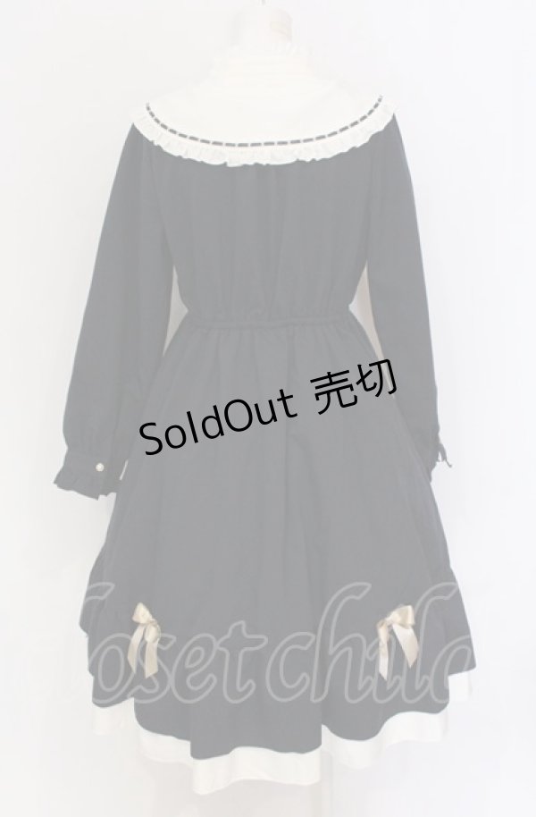 画像3: axes femme POETIQUE / アンジェリック　クワイヤワンピース M ネイビー O-25-05-28-128-AX-OP-IG-OS (3)