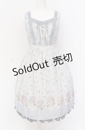 画像: axes femme / ロマンティックプリントワンピース M アオ O-25-05-28-027-AX-OP-OW-OS