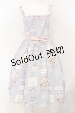 画像: axes femme kawaii / 10thアニバーサリージャンパースカート M サックス O-25-05-29-004-AX-OP-IG-OS