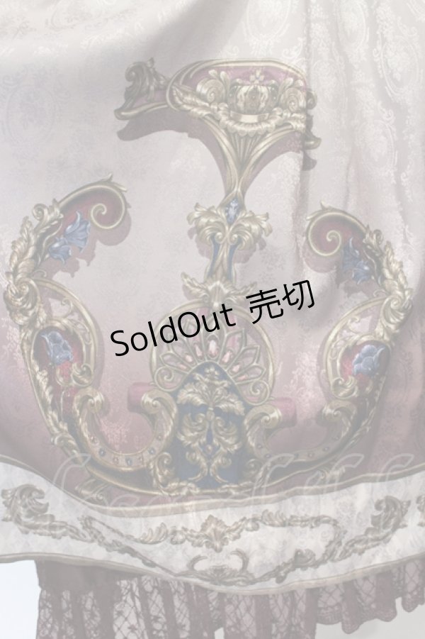 画像3: axes femme kawaii / グランドフィナーレロングワンピース  ワイン O-25-05-29-001-AX-BL-IG-OS (3)