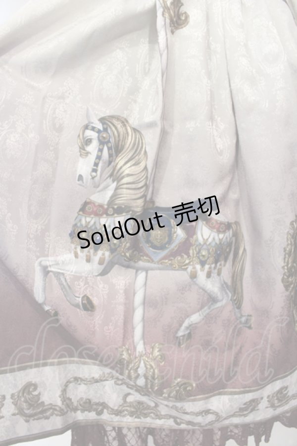 画像4: axes femme kawaii / グランドフィナーレロングワンピース  ワイン O-25-05-29-001-AX-BL-IG-OS (4)