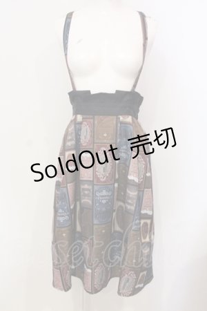 画像: axes femme POETIQUE / ショコラトリーサス付スカート M クロ O-25-05-29-017-AX-OP-IG-OS