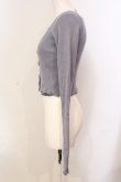 画像3: Maison de FLEUR / Elsa/ニットアンサンブル F グレイッシュブルー O-25-05-29-028-LO-TO-IG-ZY (3)
