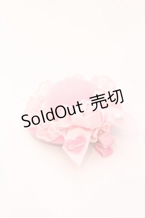 画像: metamorphose / CL/ハット型クリップ  ピンク O-25-05-30-049-ME-AC-IG-OS