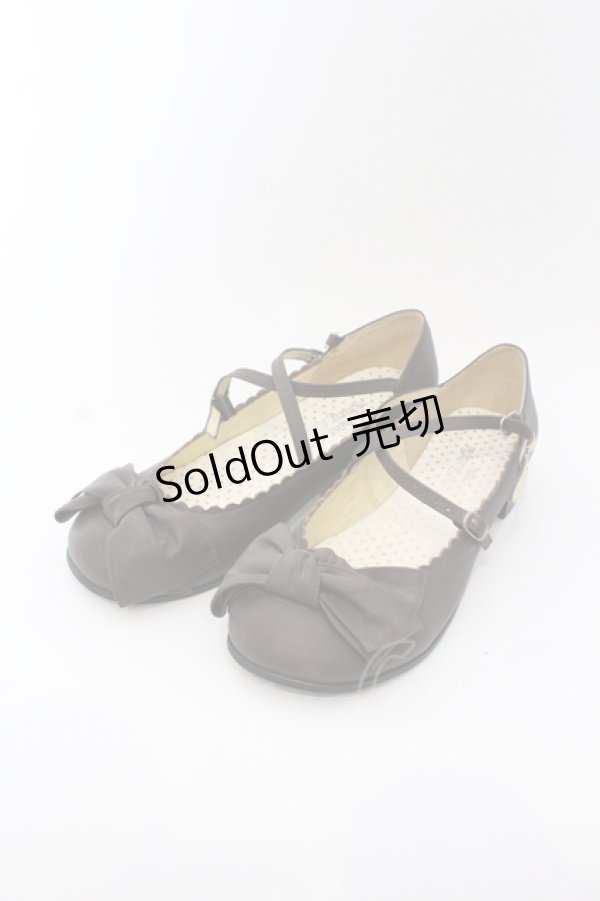 画像1: Emily Temple cute / クラシックリボンシューズ 23.5cm ブラウン O-25-05-30-054-ET-SH-IG-OS (1)