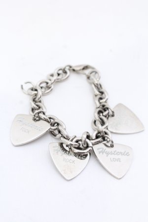 画像: HYSTERIC GLAMOUR / ピックブレスレット  シルバー O-25-05-30-057-PU-AC-YM-OS