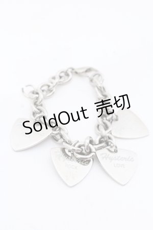 画像: HYSTERIC GLAMOUR / ピックブレスレット  シルバー O-25-05-30-057-PU-AC-YM-ZT