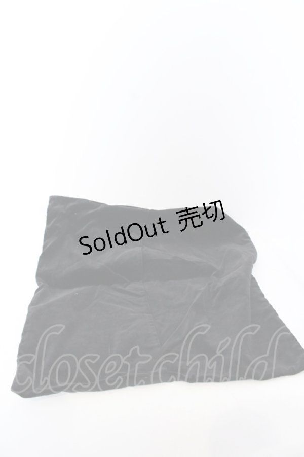 画像2: 【SALE】Jane Marple / オリジナルエンブロイダリークッションカバー  クロ O-25-05-30-061-JM-ZA-IG-ZT445-F008 (2)