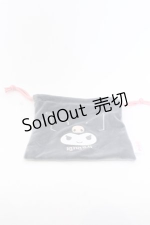 画像: サンリオ / ソックス+巾着セット 巾着単品  グレー O-25-05-30-073-EL-ZA-IG-ZT445-F005