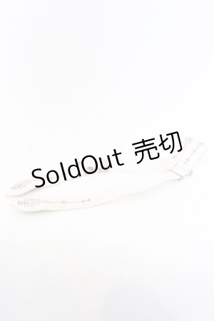 画像: 【SALE】Ozz oneste / モチーフエンブロイダリーショルダーストラップ  ホワイト O-25-05-30-076-OO-ZA-IG-ZT445-F007