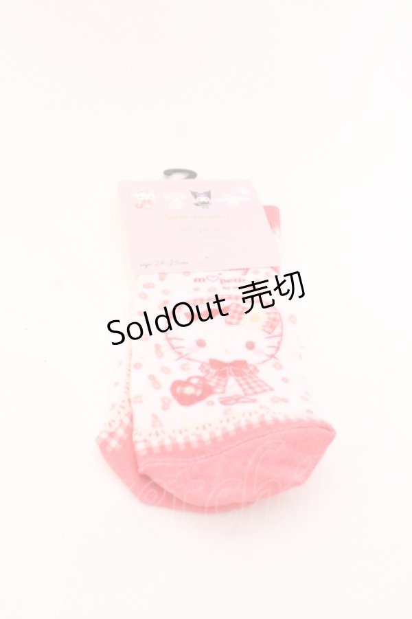 画像1: m petit by misako / スニーカーソックス 23-25cm アカ ハローキティ O-25-05-30-077-LO-ZA-IG-ZT (1)